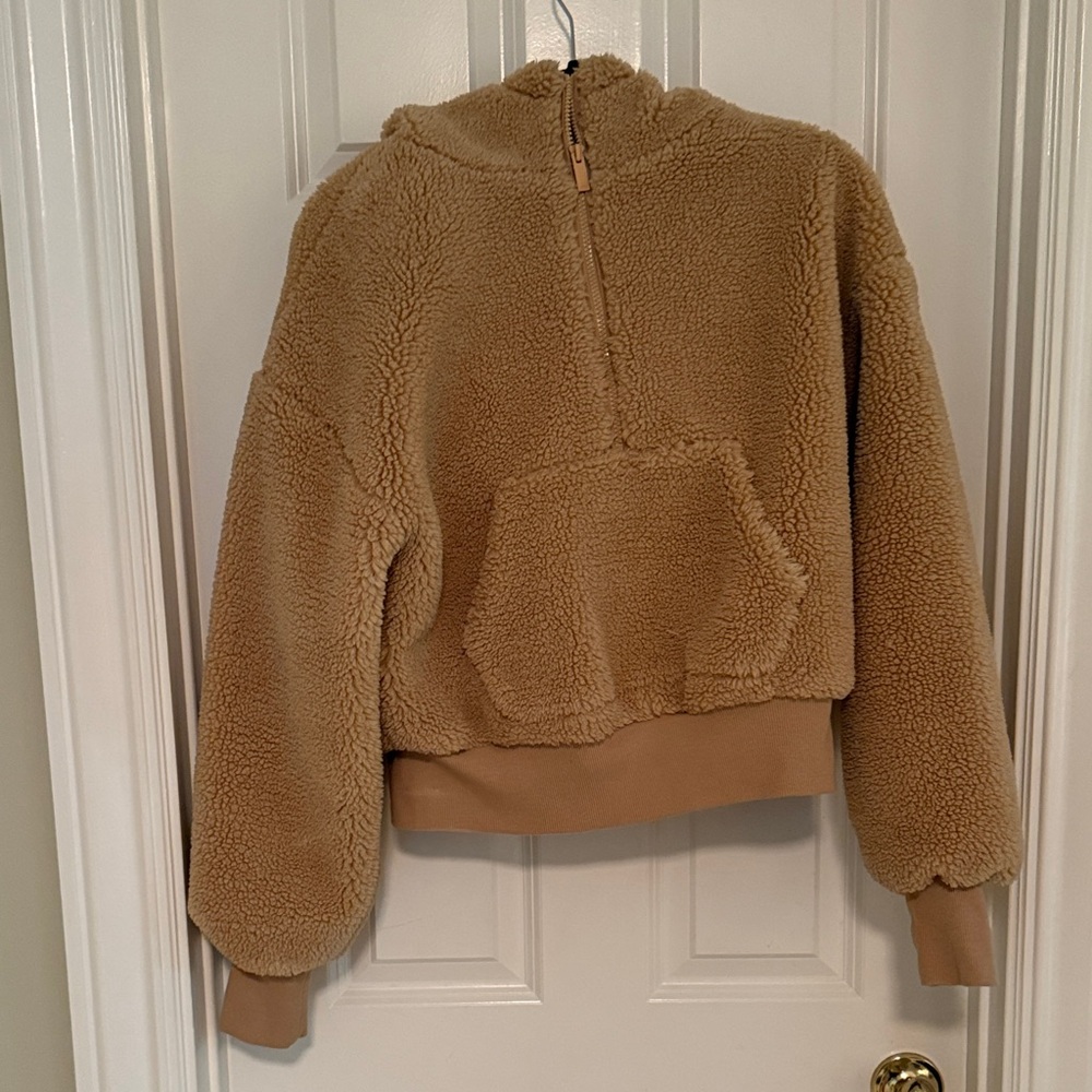 ALO Yoga Tan Teddy Jacket